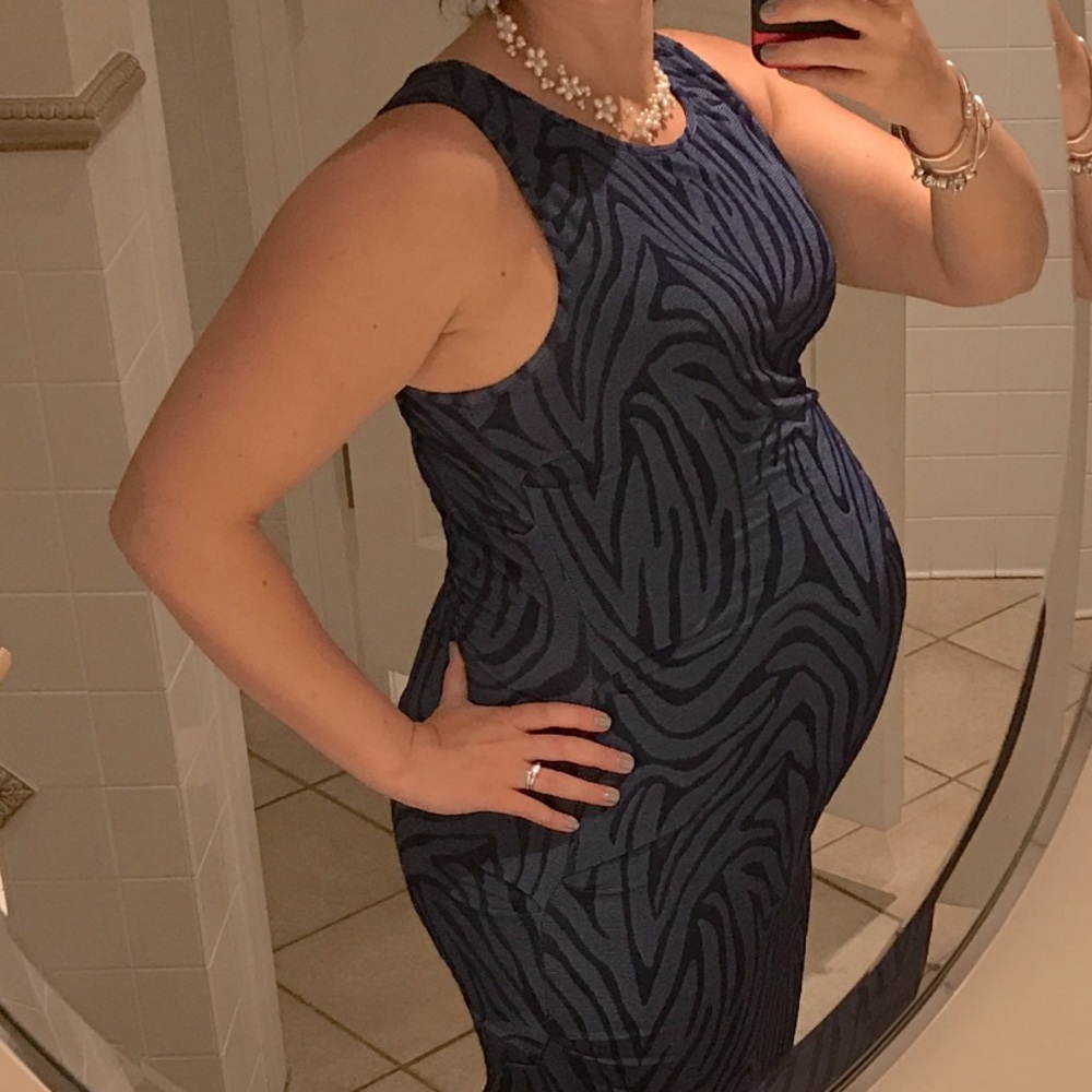 Navy blue Maternity dress size M